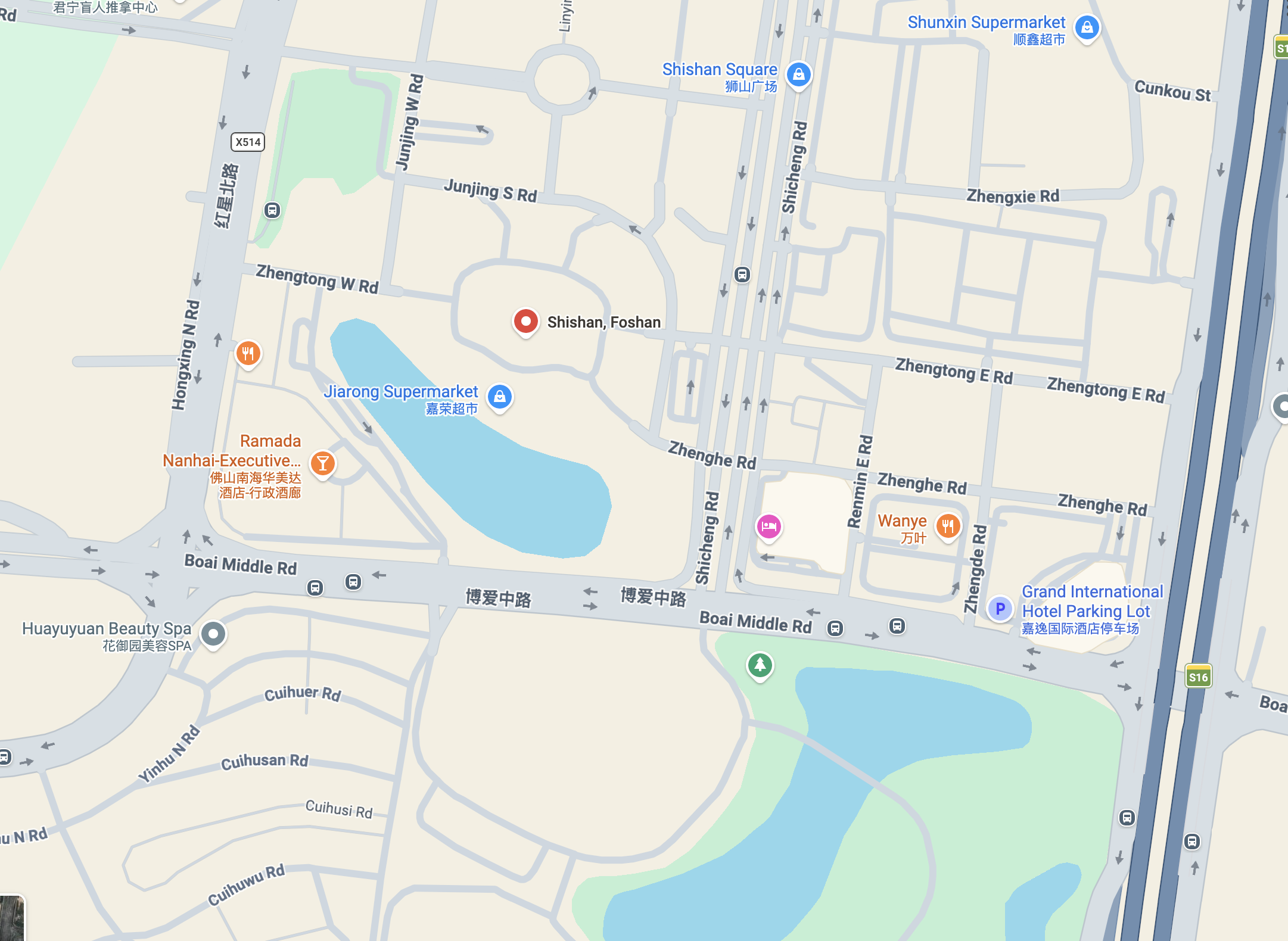 中國辦事處地圖